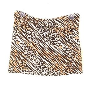 Animal Print Skirt